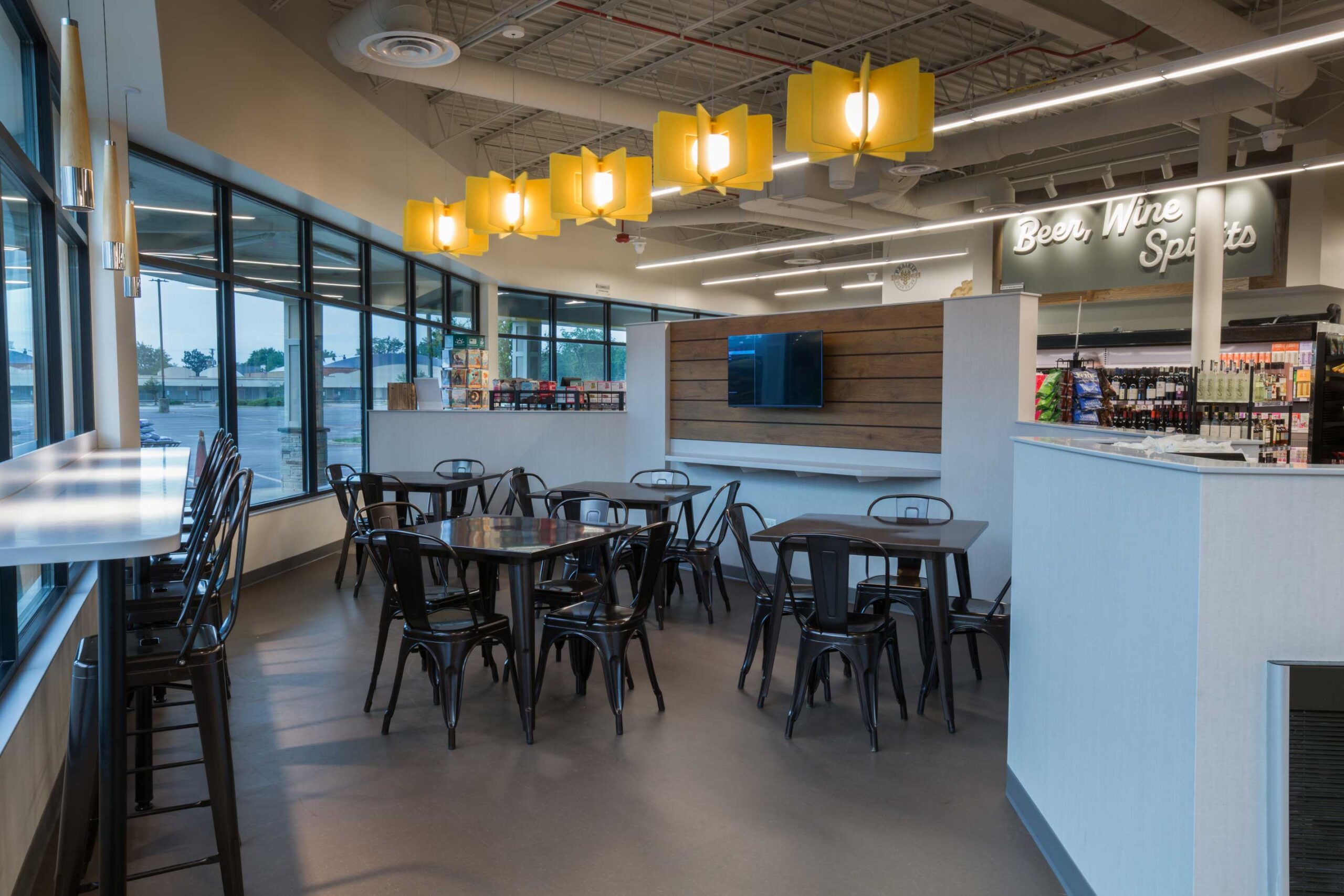 Prairie Food Co-Op interior – cafe area.