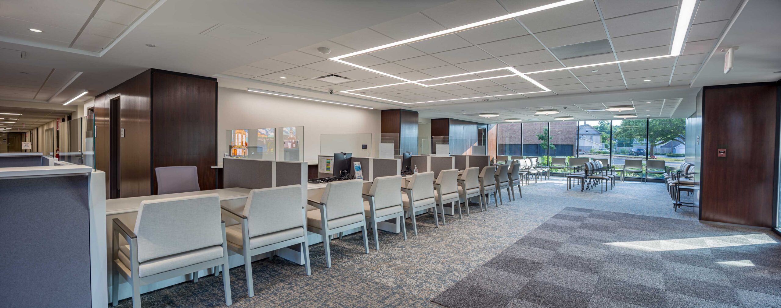 VNA Healthcare Weston patient intake area.