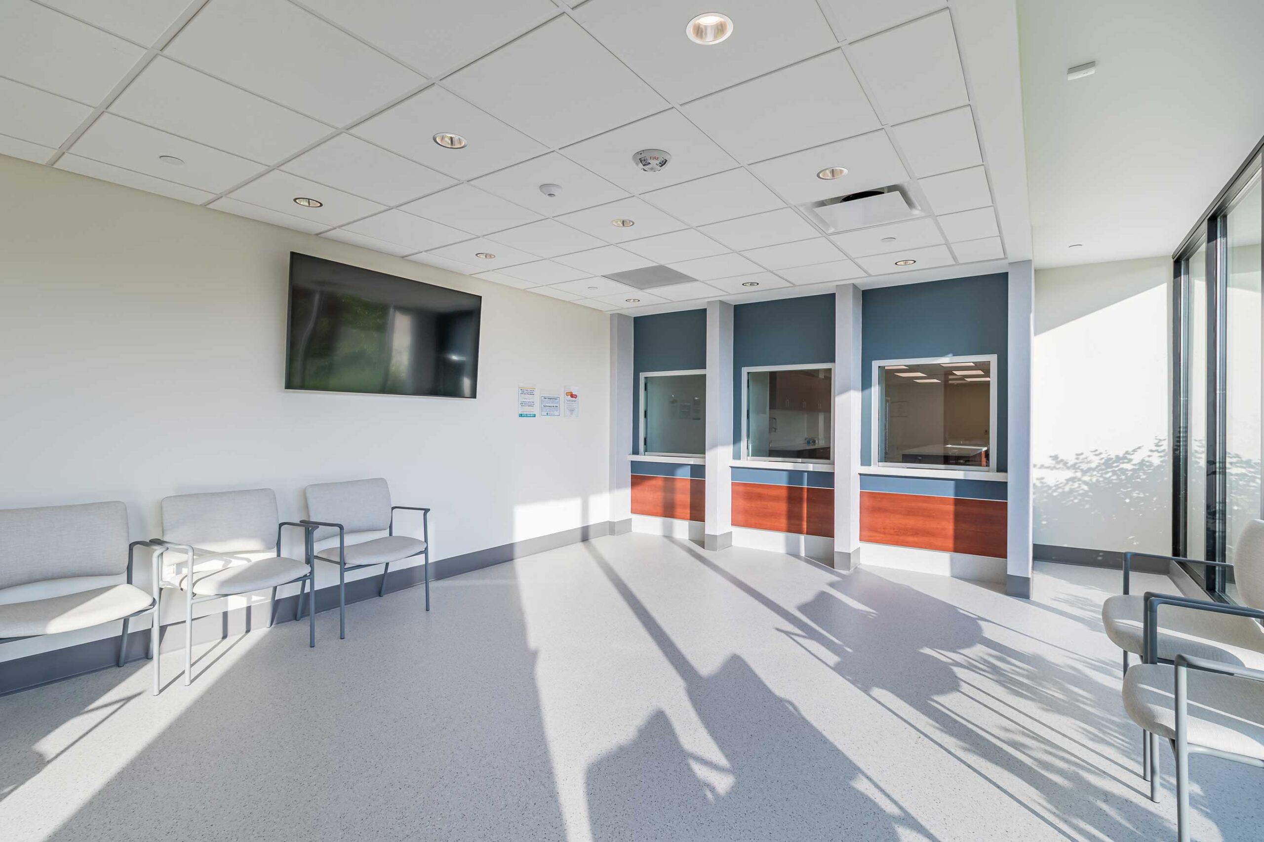VNA Healthcare Weston waiting room.